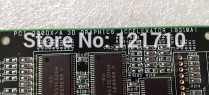 3DLabs PCI-300DX/A 3D GRAPHICS ACCELERATOR (9310A) Industrie-Motherboard