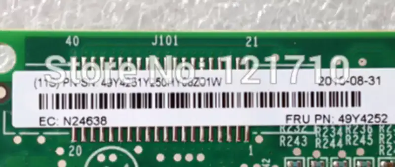 IBM 49Y4252 49Y4251 10GB DUAL PORT SERVER ADAPTER PCIE Schnittstelle für ibm server industrial motherboard