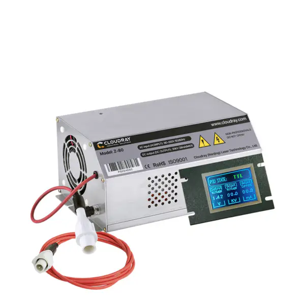 80-100W CO2 Laser Stromversorgungsmonitor AC90-250V EFR Röhre für CO2 Lasergravur Schneidmaschine HY-Z80 Z Serie