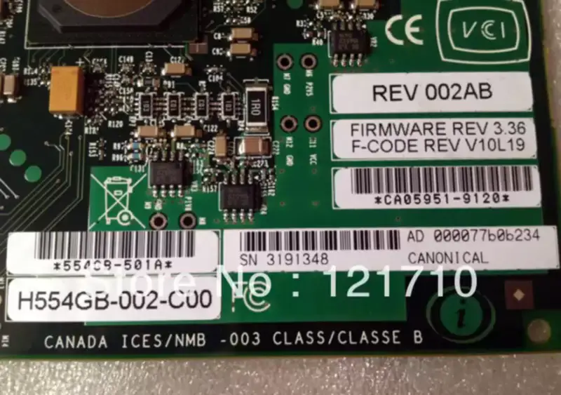 Fujitsu Siemens PRIMEPOWER Vier-Port-Netzwerkadapter H554GB-002-C00 CA05951-9120 Industrie-Motherboard