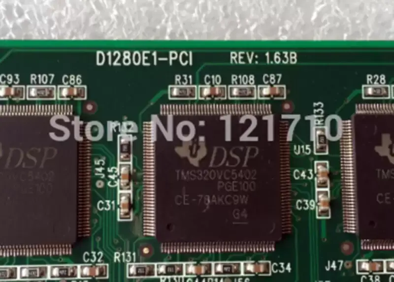 DONJIN Trunk-Sprachkarte D1280E1-PCI REV 1.63B DONJIN-DN300 D320/D640 Industrie-Motherboard