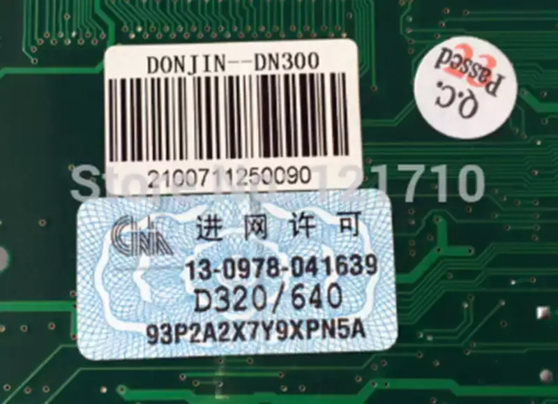 DONJIN Trunk-Sprachkarte D1280E1-PCI REV 1.63B DONJIN-DN300 D320/D640 Industrie-Motherboard