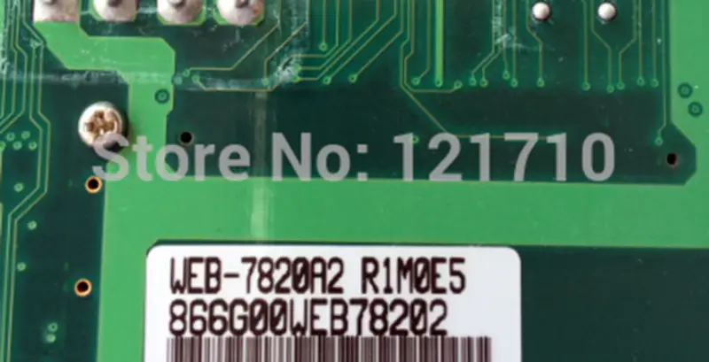 WLP-7820-15 WEB-7820A2 R1M0E5 616G00WEB78200 R1M0 Industrie-Motherboard