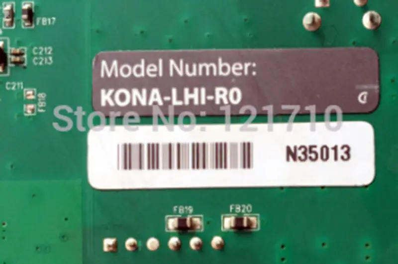 AJA AJA VIDEO SYSTEMS KONALHi Capture Card KONA-LHI-R0 102663-r6 Industrie-Motherboard