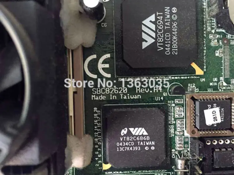 Axiomtek SBC82620 REV:A3 Industrie-Motherboard mit halber CPU-Länge