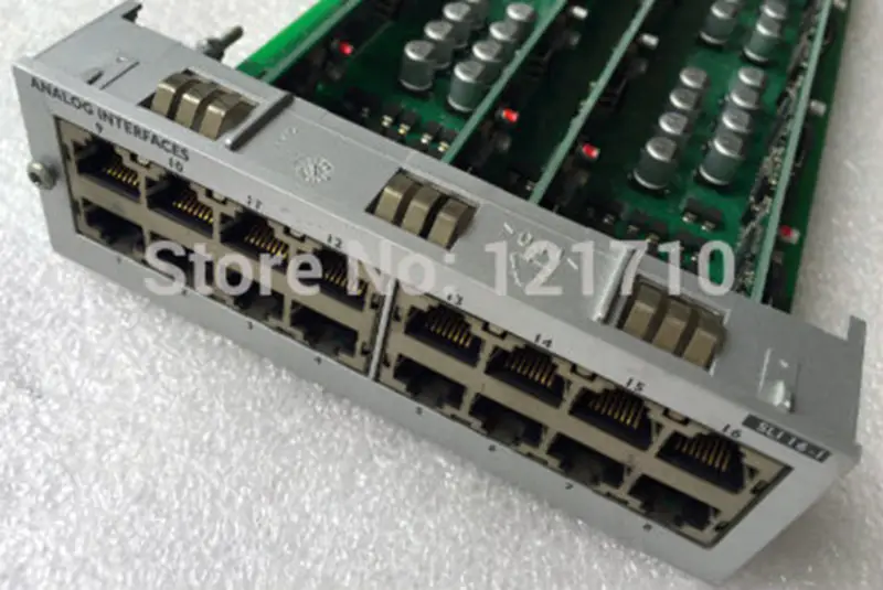 Alcatel Industrial OmniPCX OXO ANALOG INTERFACES SLI 16-1 3EH73052ABAB Industrie-Motherboard