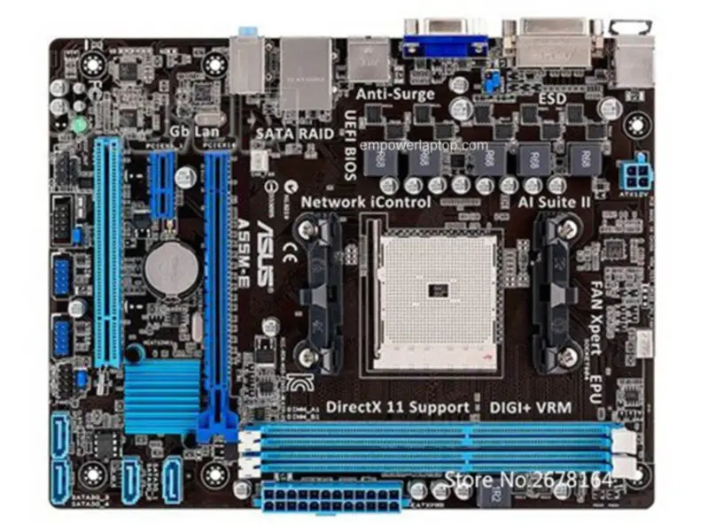 Asus A55M-E FM2 RAM A55 Hauptplatine