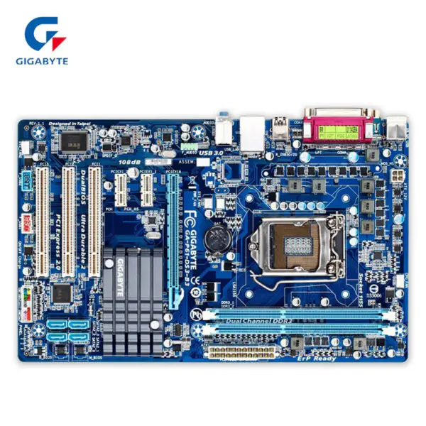 Gigabyte GA-P61-DS3-B3 P61-DS3-B3 H61 LGA 1155 ATX-Motherboard