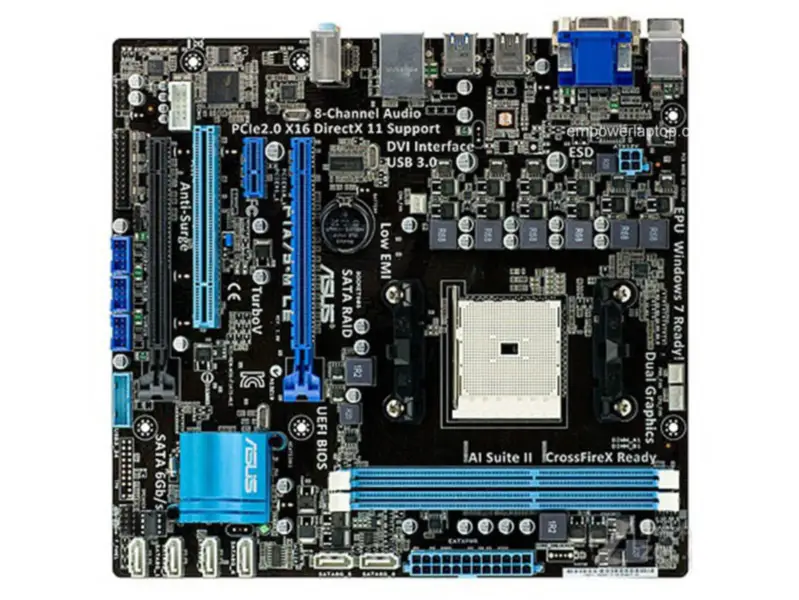 Asus F1A75-M LE FM1 Hauptplatine