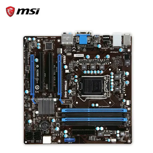 MSI B75MA-G43 B75 LGA 1155 Micro-ATX-Motherboard