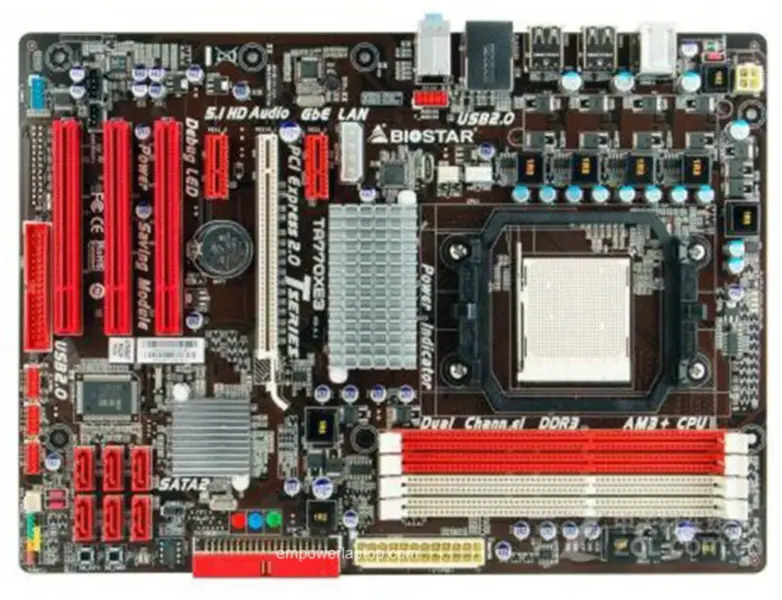 Biostar TA770XE3 Speicher Dual-Core Quad-Core