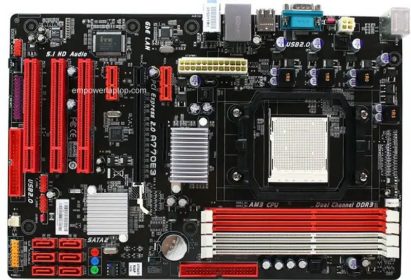 Biostar A770E3 AM3 Hauptplatine
