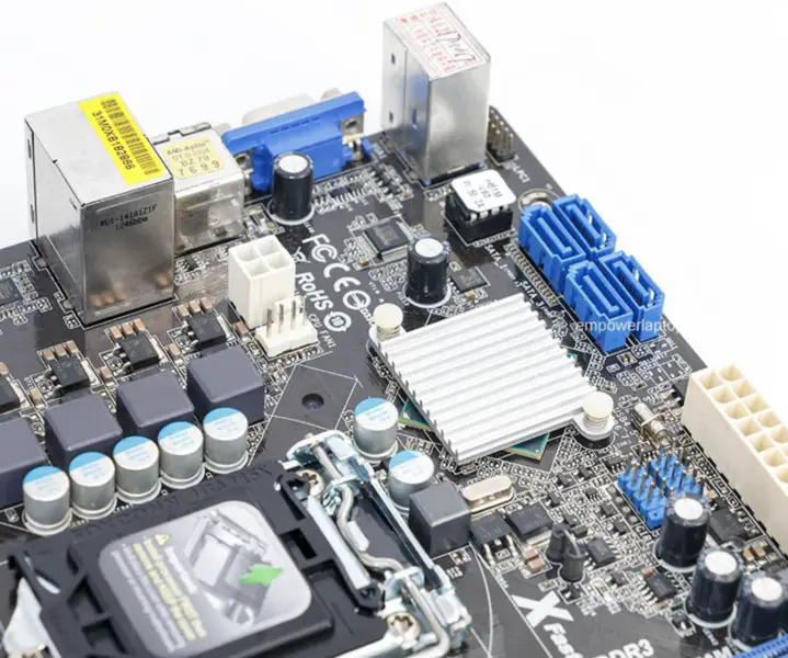Asrock H61M-VS3 H61 LGA 1155 Micro-ATX Hauptplatine