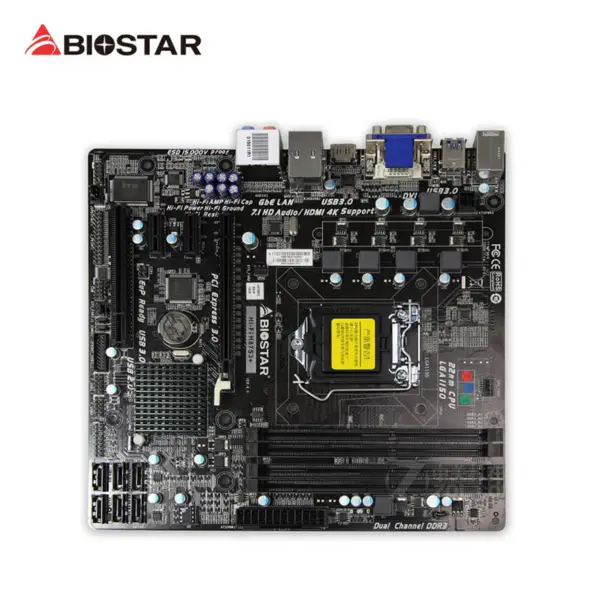 Biostar Hi-Fi H87S3+ H87 LGA 1150 Micro ATX-Motherboard