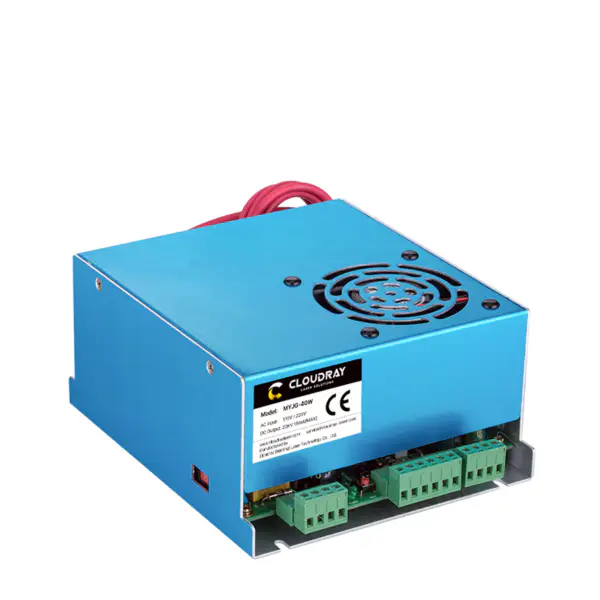 40W CO2-Laser-Netzteil MYJG 40WT 110V/220V für Laser-Rohrgravur-Schneidemaschine Modell A