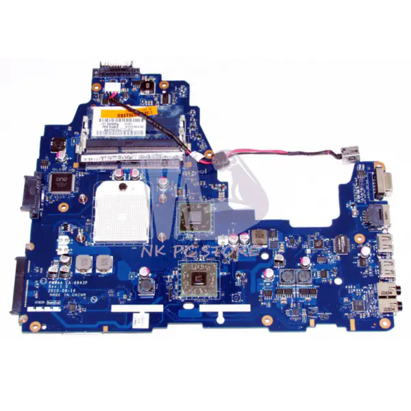 Toshiba Hauptplatine K000111550 C660 A660 A665 PWWAA LA-6843P Sockel s1 CPU