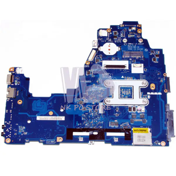 Toshiba Hauptplatine K000111550 C660 A660 A665 PWWAA LA-6843P Sockel s1 CPU