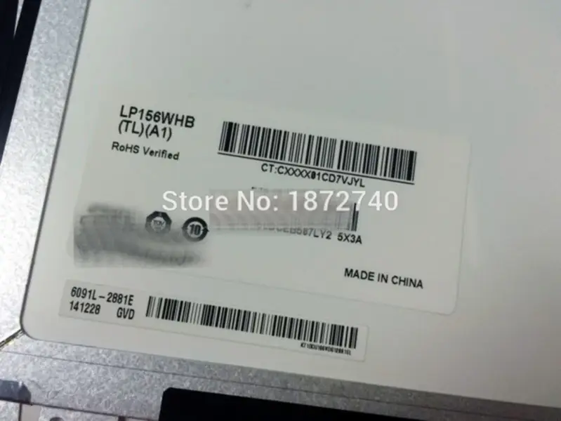 lp156wh3 LP156WHB TL A1 B156XW04 V.5 LTN156AT20 N156BGE-L41 B156XTN03.2 15,6-Zoll-LCD-Display 40pin