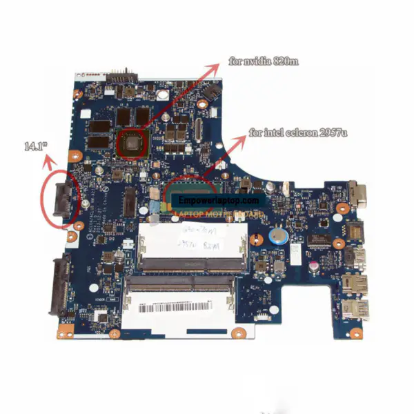 Lenovo Hauptplatine ideapad g40-70 nm-a273 90006970 celeron 2957u nvidia 820m