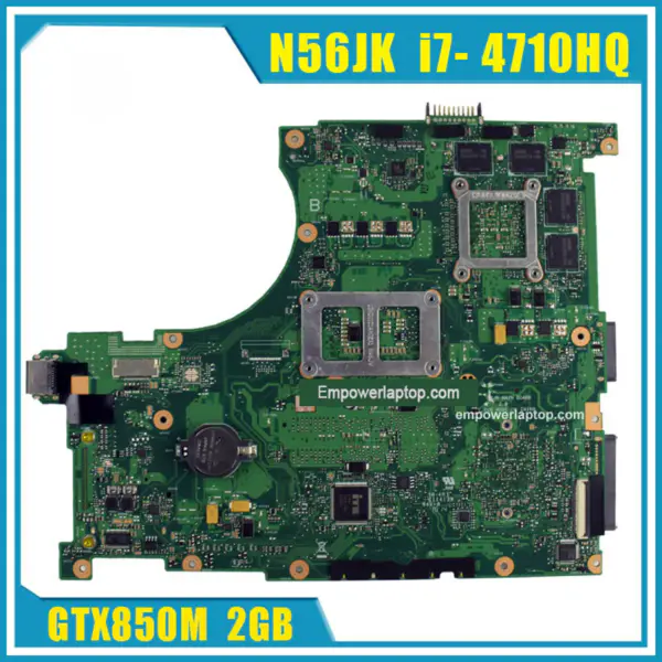 Asus Motherboard N56JK N56JK G56JK mit i7 8 Speicher 2 RAM Slots REV 2.0