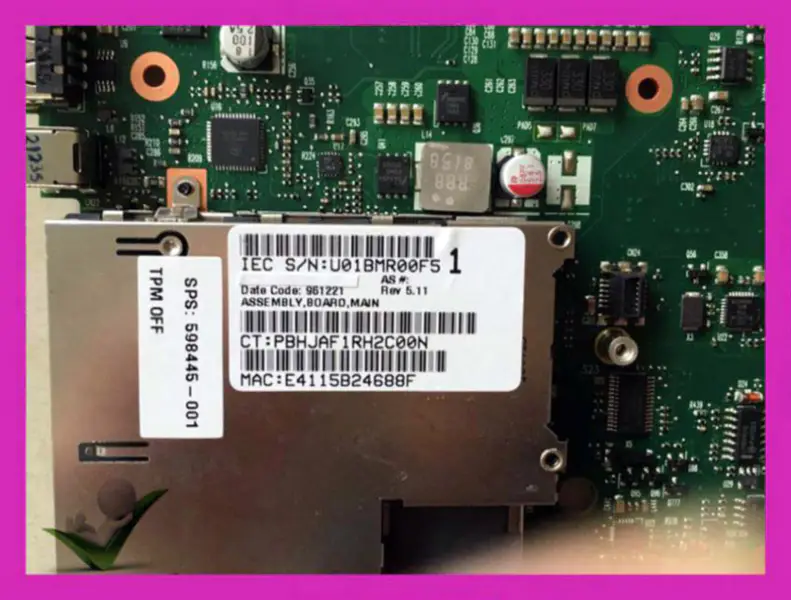 HP Hauptplatine 8740 598445-001
