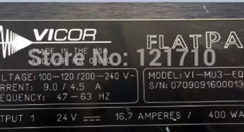 Vicor-Netzteil VICOR FLATPAC VI-MU3-EQ Industrie-Motherboard