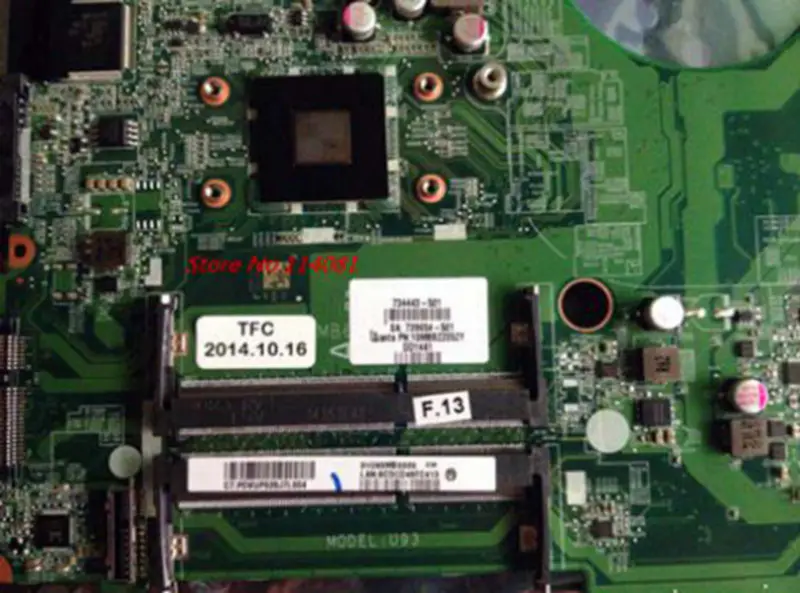 HP Hauptplatine 734443-001 14-N A4-5000 734443-501