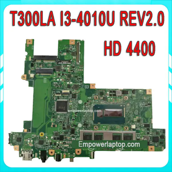 Asus Motherboard T300LA T300LA REV2.0 i3 4010u Prozessor 4GB Speicher HD Graphics 4400