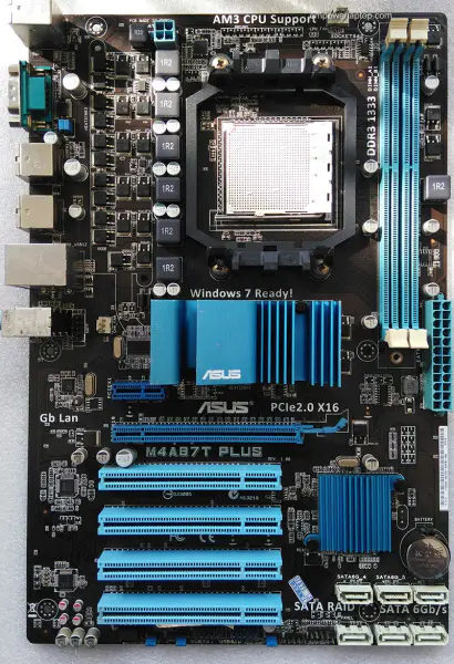Asus M4A87T PLUS 870 AM3 Hauptplatine