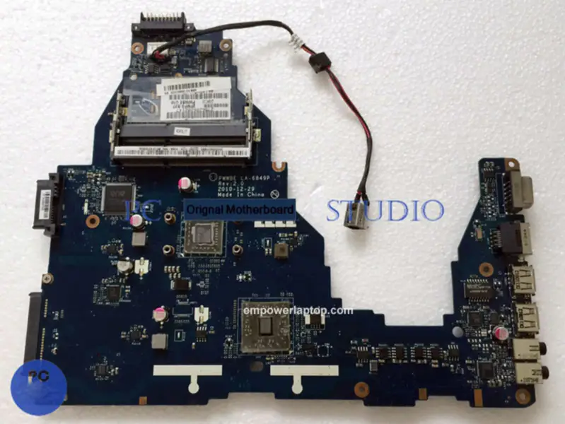 Toshiba Hauptplatine C660D C665D K000128550 PWWBE LA-6849P E-450