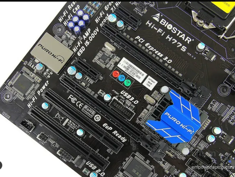 Biostar Hi-Fi H77S Hauptplatine LGA1155 22/32nm H77