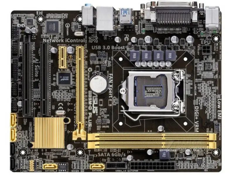 Asus B85M-D PLUS B85 LGA 1150 Micro-ATX-Motherboard