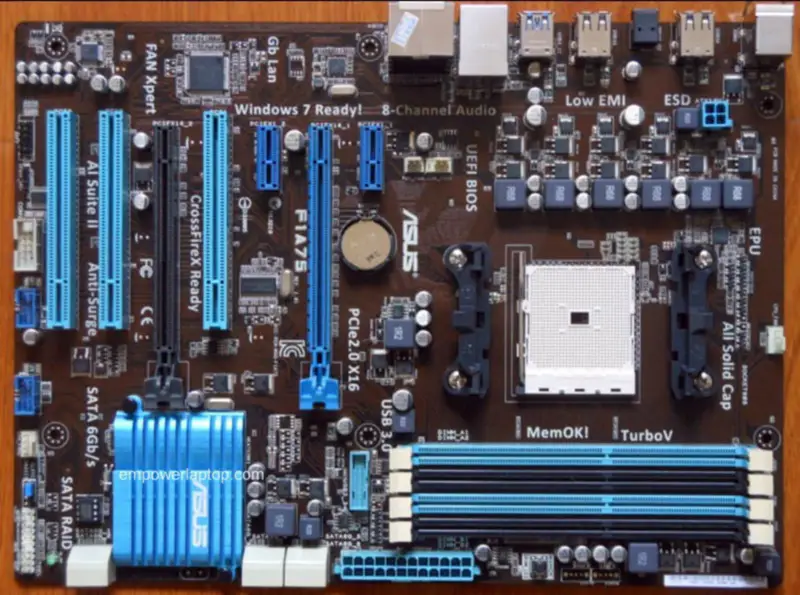 Asus F1A75 FM1 A75 Hauptplatine