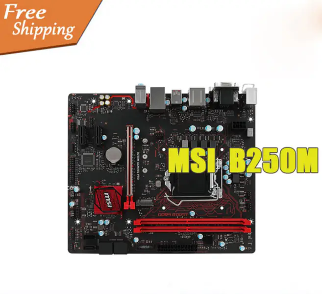 MSI B250M GAMING PRO B250 LGA 1151 PCI-E 3.0 M.2 VGA DVI HDMI Micro ATX Mainboard