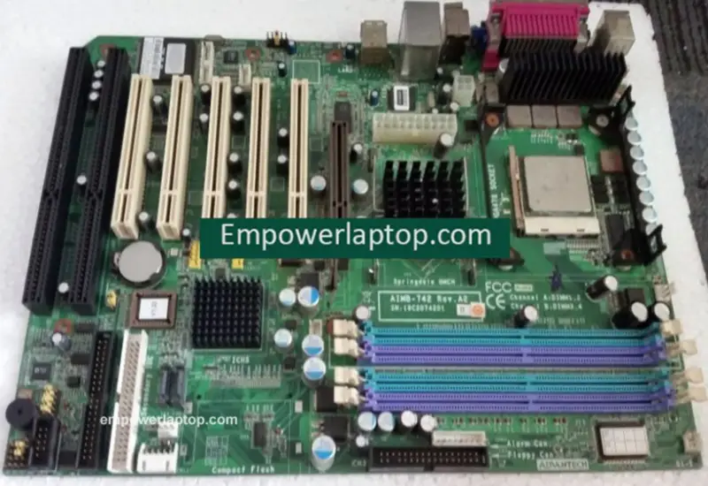 Advantech AIMB-742 Rev.A2 AIMB-742VE Industrie-Motherboard mit SINGLE-Ethernet-Port