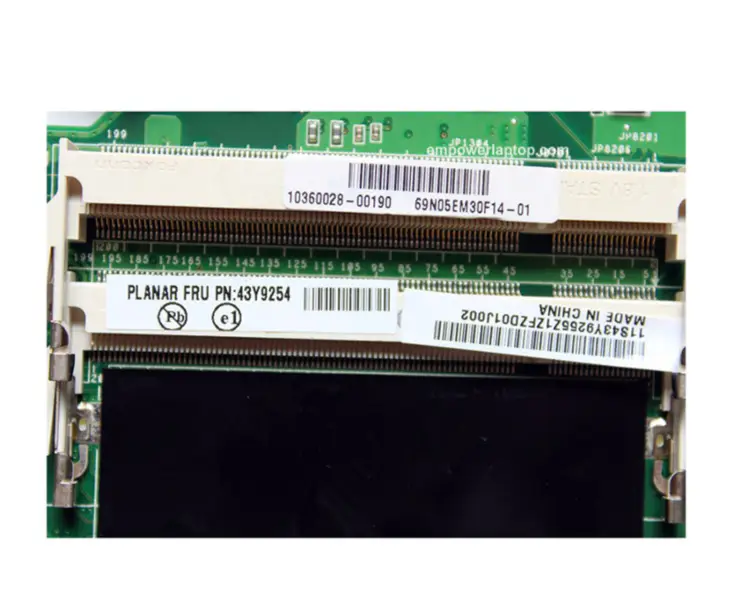 Lenovo Hauptplatine SL300 SL400 SL500 GM45 43Y9254 REV 2.3 P N 08N1-06Z0G00
