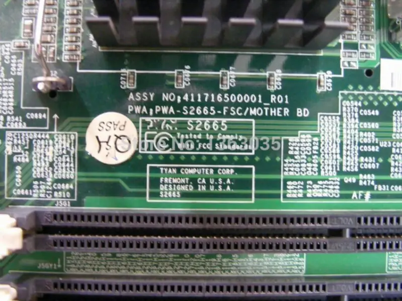 Fujitsu Siemens Systemplatine für TYAN S2665 MEDICAL WORKSTATION MOTHERBOARD FÜR R610 Celsius