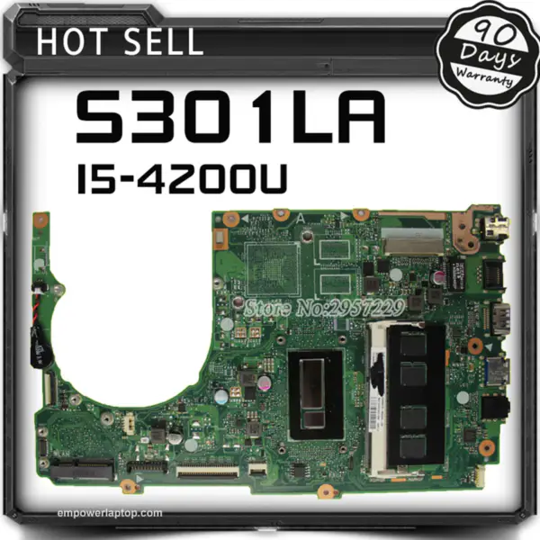 Asus Hauptplatine S301L S301LA S301LA REV2.0 I5-4200 Prozessor HD Graphics 4400
