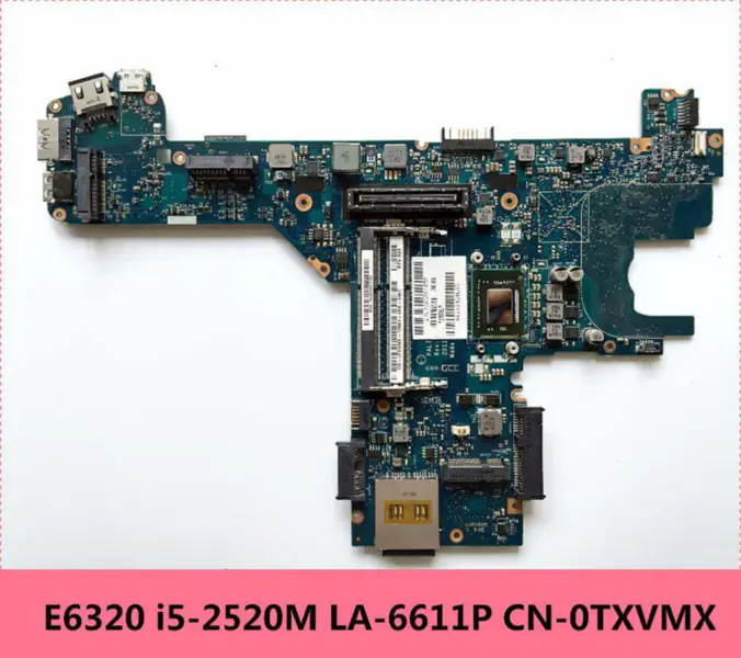 Dell Hauptplatine E6320 i5-2520M LA-6611P 0TXVMX TXVMX