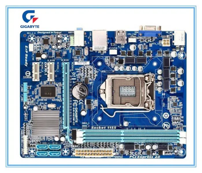 Gigabyte GA-H61M-S1 H61M-S1 LGA1155 Integriertes Solid-State-Motherboard