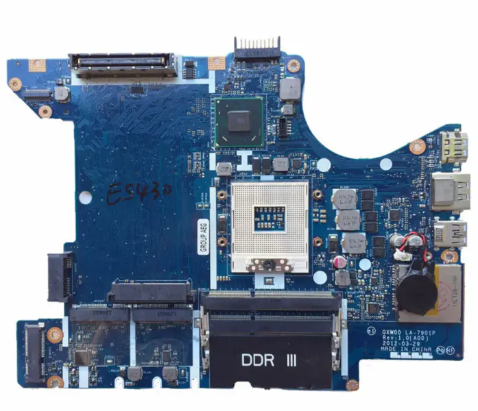 Dell E5430 Laptop 0T7NXT T7NXT QXW00 LA-7901P PGA 989 Hauptplatine