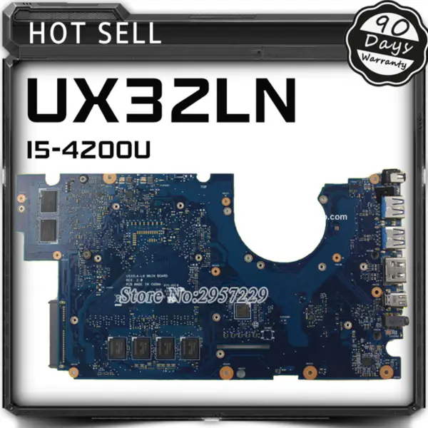 Asus Motherboard UX32L UX32LN UX32LA-LN REV2.0 Mit i5-4200U GT840 2G HD Graphics 4400 4G Speicher