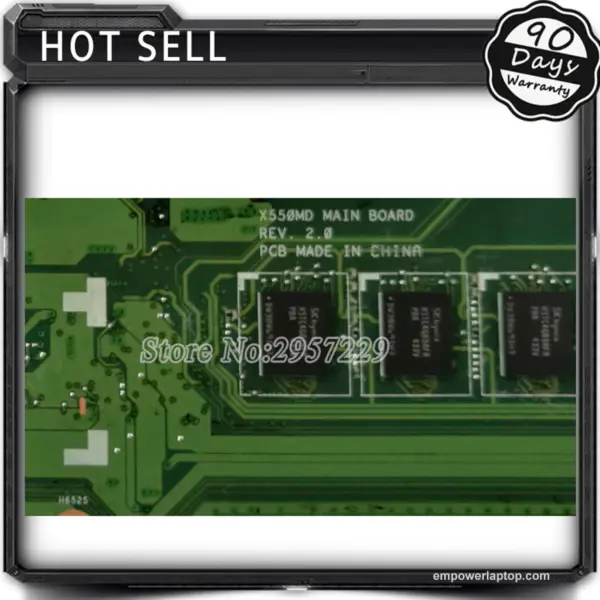 Asus Motherboard X550MD REV2.0 mit N2930U 4G Speicher Non-intergarted