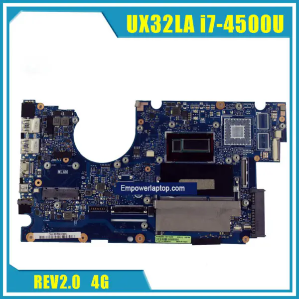 Asus Motherboard UX32LA UX32LA-LN REV2.0 Prozessor i7-4500 4G Speicher HD Graphics 4400