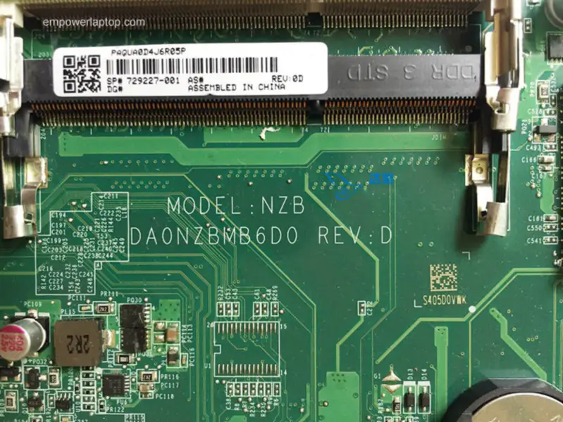 HP 729227-001 M2N78-LA Violett-GL8E 23 AIO DA0NZBMB6D0 Hauptplatine