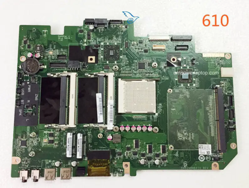 HP 648511-001 Touchsmart 610 AIO DA0ZN8MB6I0 Hauptplatine