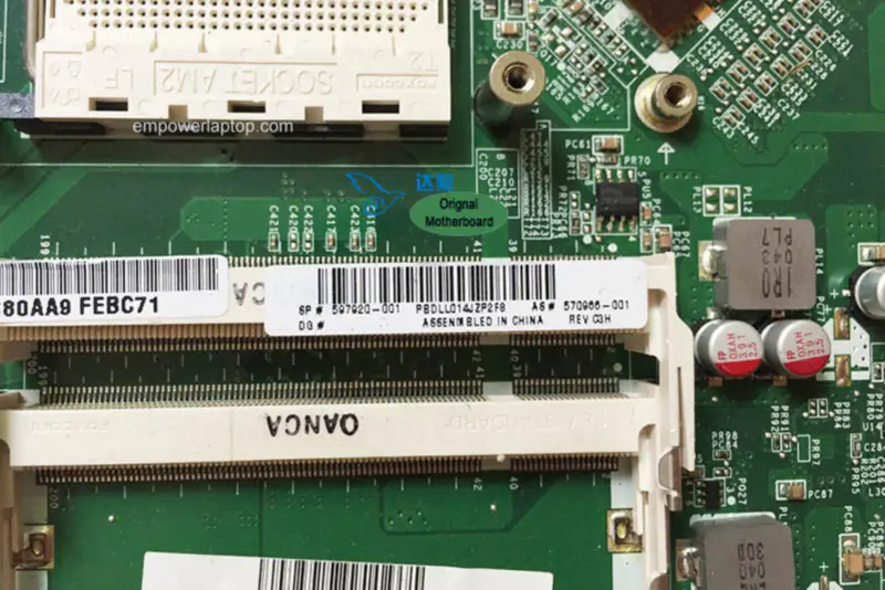 HP 570966-001 MS215 MS218 MS219 MS225 AIO DA0ZN1MB6C0 Hauptplatine