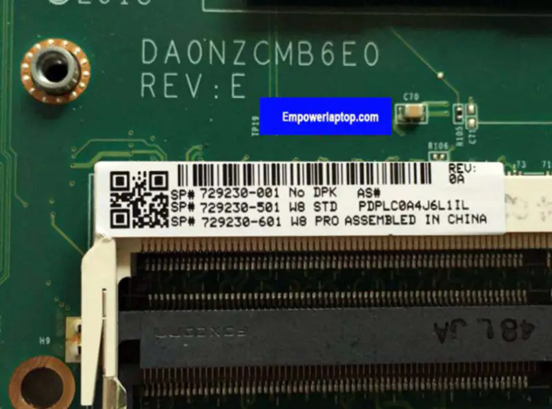 HP 23-H 729230-001 729230-501 DA0NZCMB6E0 AIO-Motherboard