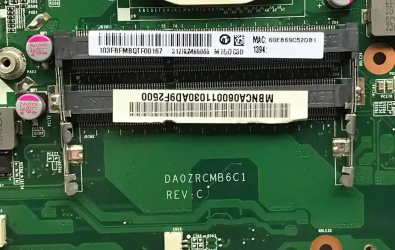 Acer Motherboard eMachines E732 E732Z E732ZG Chipsatz HM55 MBNCA06001 DA0ZRCMB6C1 PGA989
