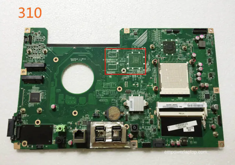 HP 618639-001 618639-002 TouchSmart 310 AIO DA0NZ2MB6F0 Hauptplatine